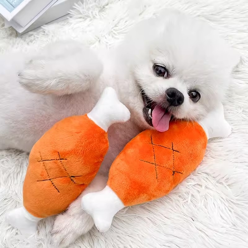 狗狗发声毛绒玩具